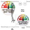 Pin para la ropa Battery Social